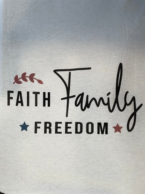 FAITH,FAMILY,FREEDOM