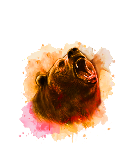 BEAR WATERCOLOR